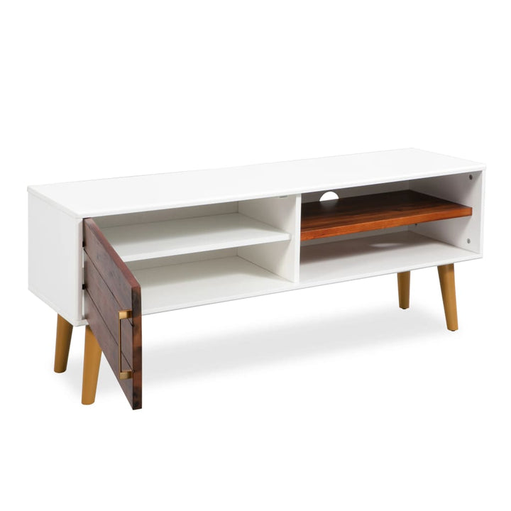 Tv-Schrank Massivholz Akazie 120X35X45 Cm