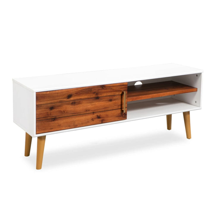 Tv-Schrank Massivholz Akazie 120X35X45 Cm