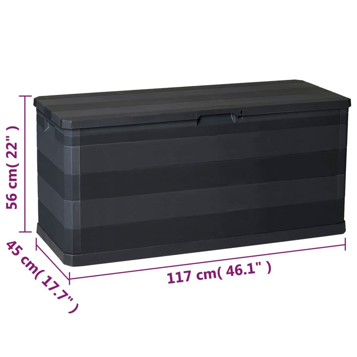 Gartenbox 117×45×56 Cm