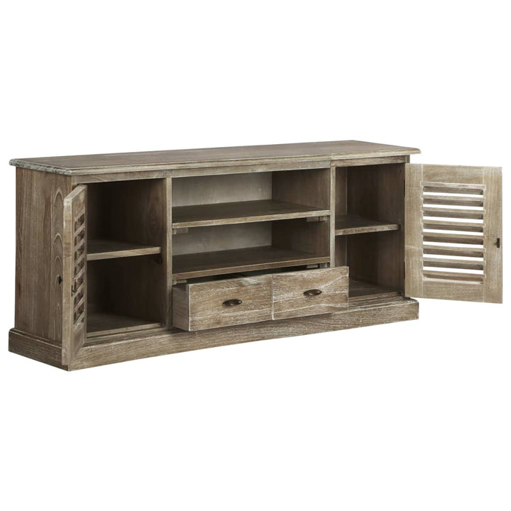 Tv-Schrank Mindiholz Massiv 145X35X60 Cm