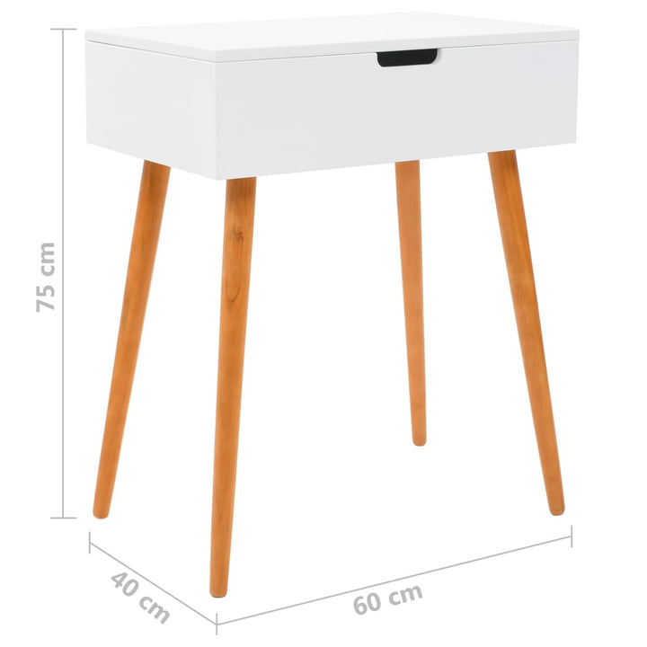 Schminktisch Mit Spiegel Mdf 60 X 40 X 75 Cm