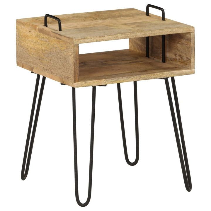 Nachttisch Massivholz Mango 40×34×47 Cm