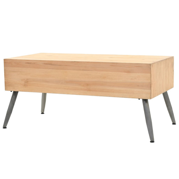 Couchtisch Tannenholz Massiv 115 × 55 × 50 Cm