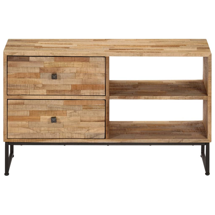 Tv-Schrank Recyceltes Teakholz 90X30X55 Cm