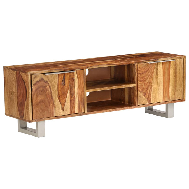 Tv-Schrank Massivholz Palisander Honigbraun 118X30X40 Cm