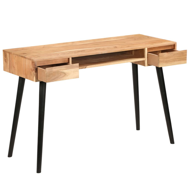 Schreibtisch Akazienholz Massiv 118 X 45 X 76 Cm