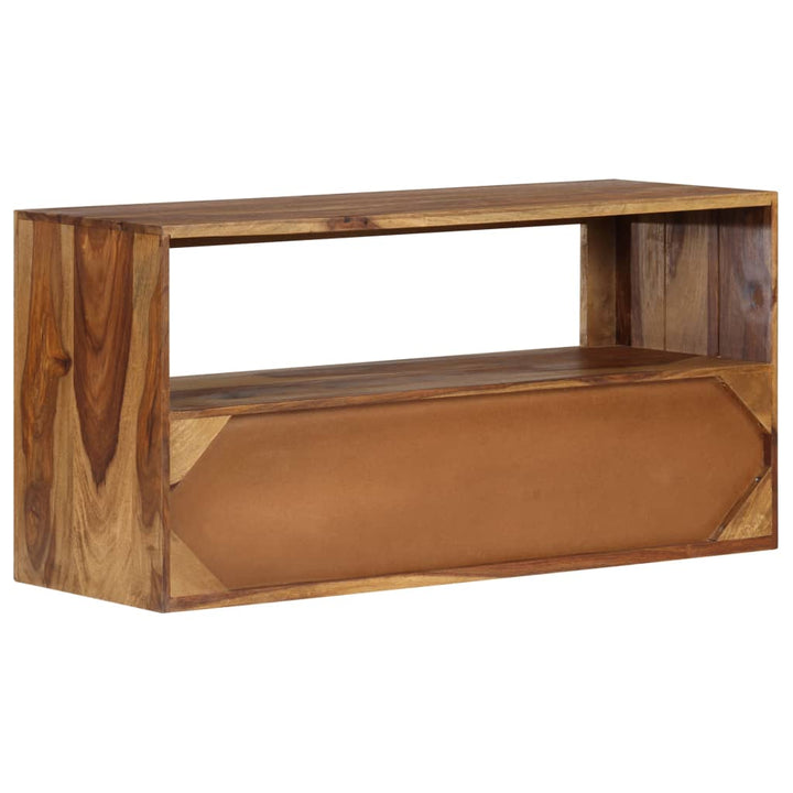 Tv-Schrank Massivholz Palisander 80X30X40 Cm