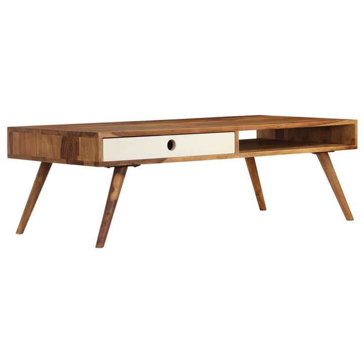 Couchtisch 110X50X35 Cm Massivholz Palisander