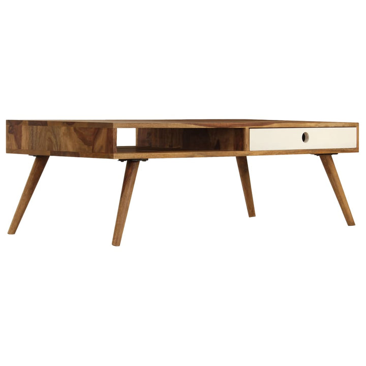 Couchtisch 110X50X35 Cm Massivholz Palisander