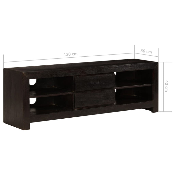 Tv-Schrank Massivholz Akazie 120X30X40 Cm