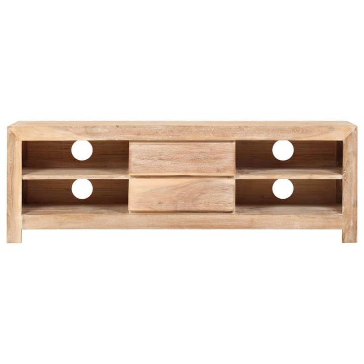 Tv-Schrank Akazienholz Massiv 120 X 30 X 40 Cm