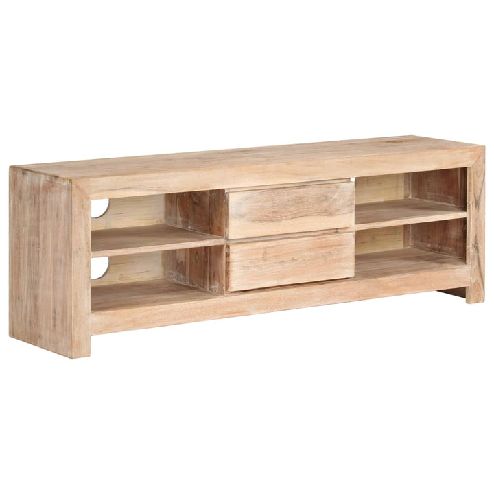 Tv-Schrank Akazienholz Massiv 120 X 30 X 40 Cm