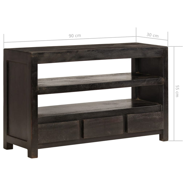 Tv-Schrank Massivholz Akazie 90X30X55 Cm