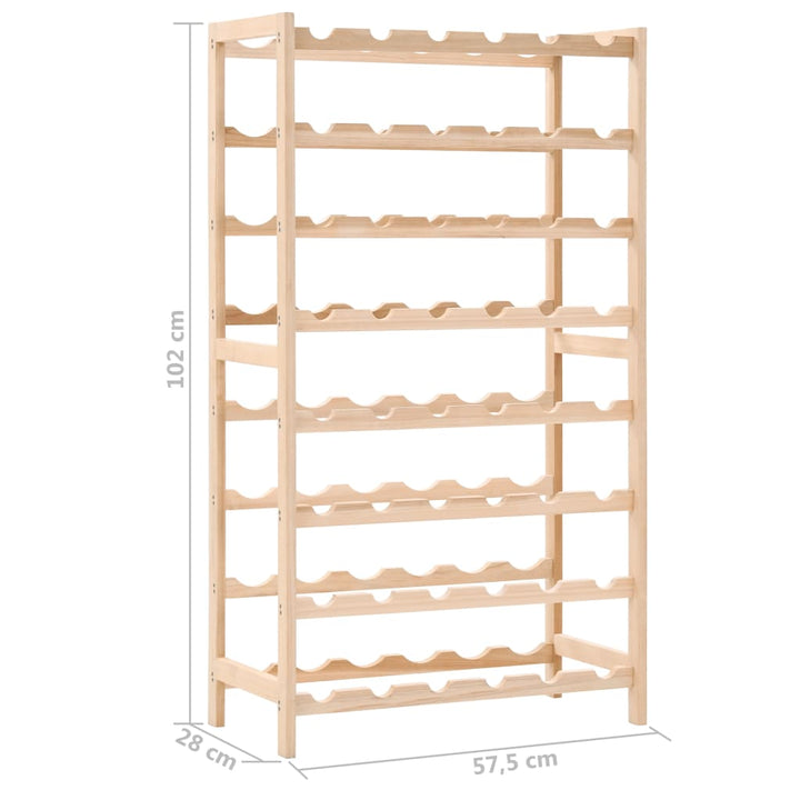 Weinregal Zedernholz 57,5 X 28 X 102 Cm