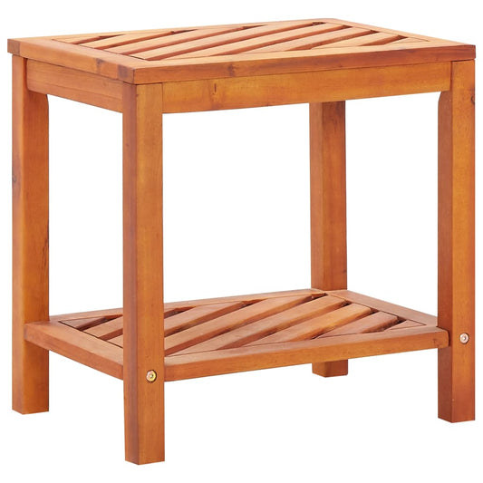 Beistelltisch Akazienholz Massiv 45 X 33 X 45 Cm