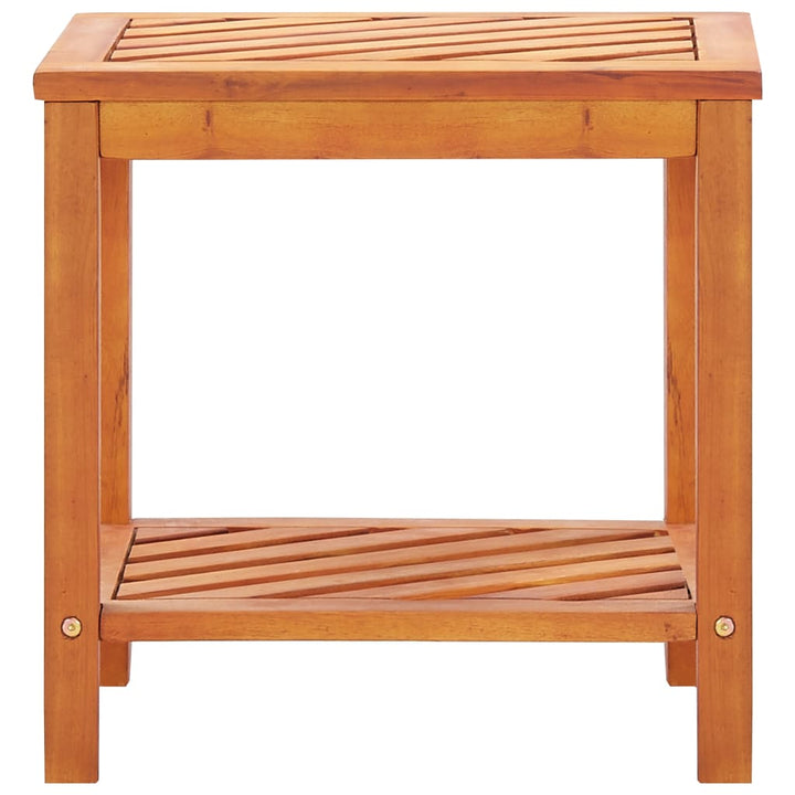 Beistelltisch Akazienholz Massiv 45 X 33 X 45 Cm