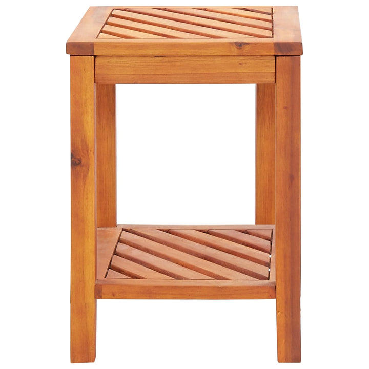 Beistelltisch Akazienholz Massiv 45 X 33 X 45 Cm