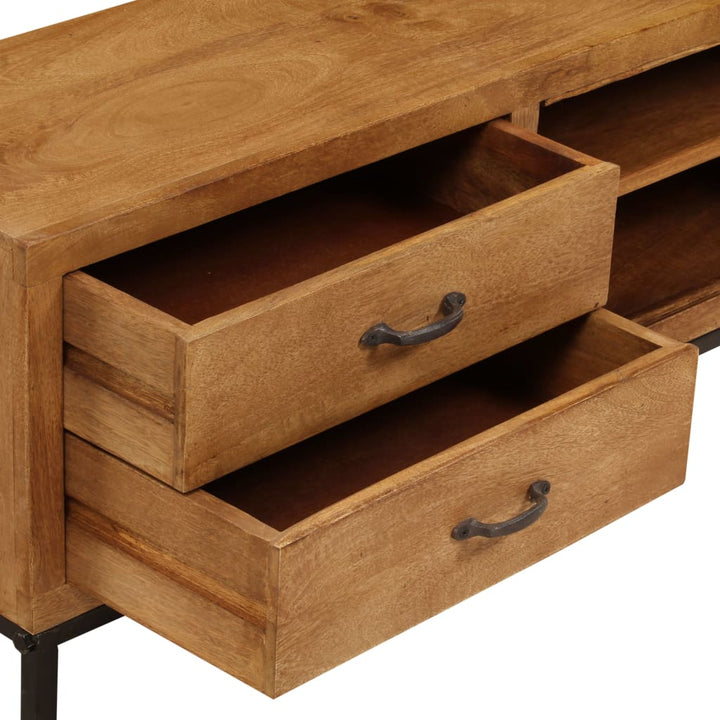 Tv-Schrank Massivholz Mango 140X30X40 Cm