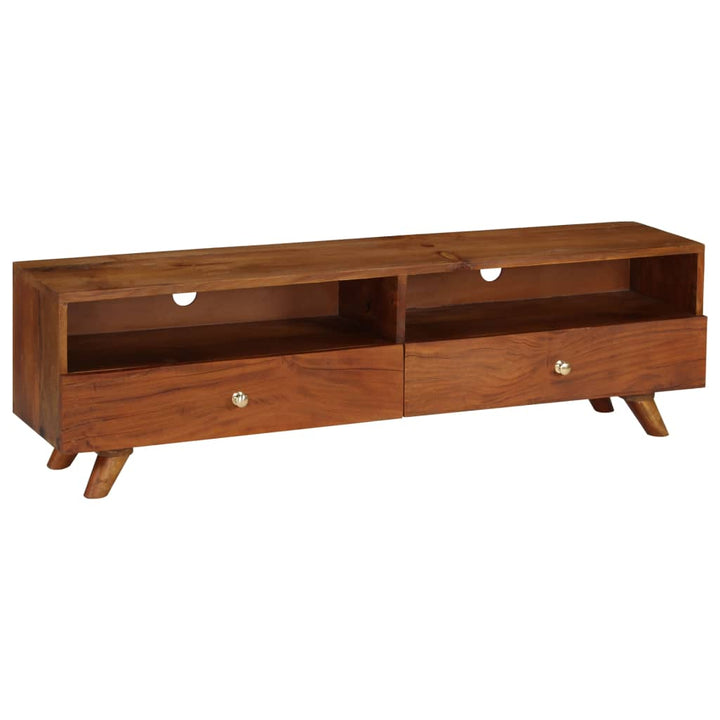 Tv-Schrank Altholz Massiv 140X30X40 Cm