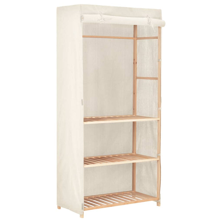 Kleiderschrank Mit 3 Ebenen 79 X 40 X 170 Cm