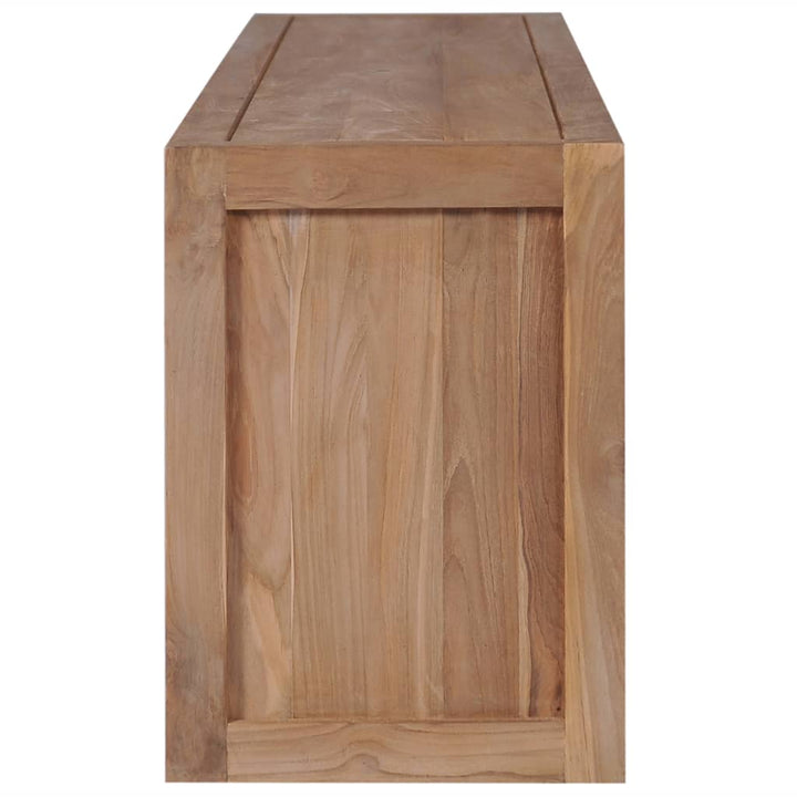 Tv-Schrank Massivholz Teak Natur 120×30×40 Cm