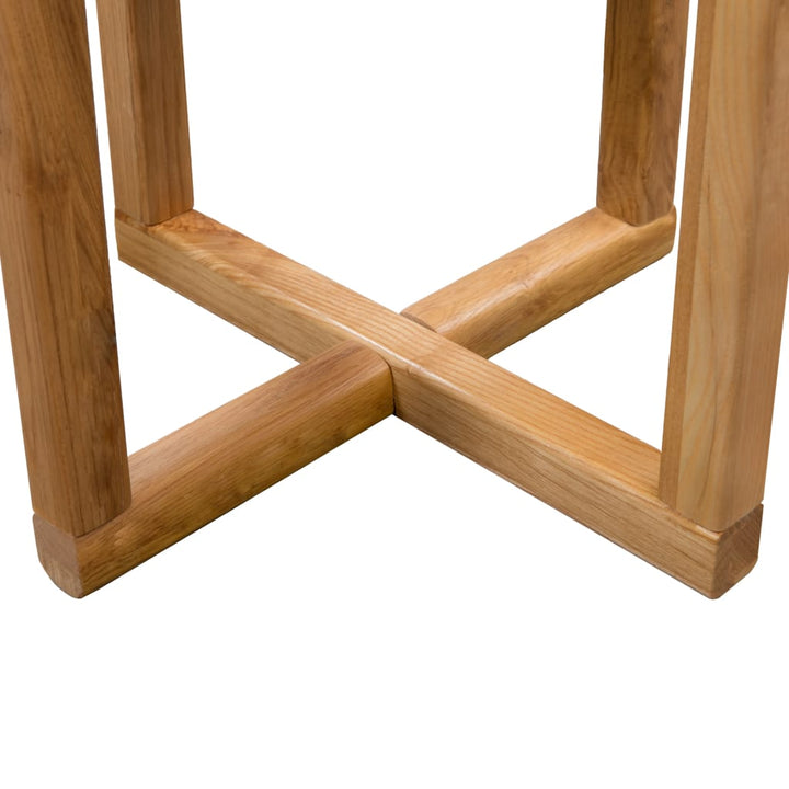 Beistelltisch 40×50 Cm Massivholz Eiche