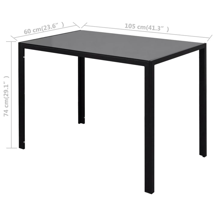 Essgruppe Tisch Stühle 5-Tlg. Kunstleder Schwarz Und Weiß