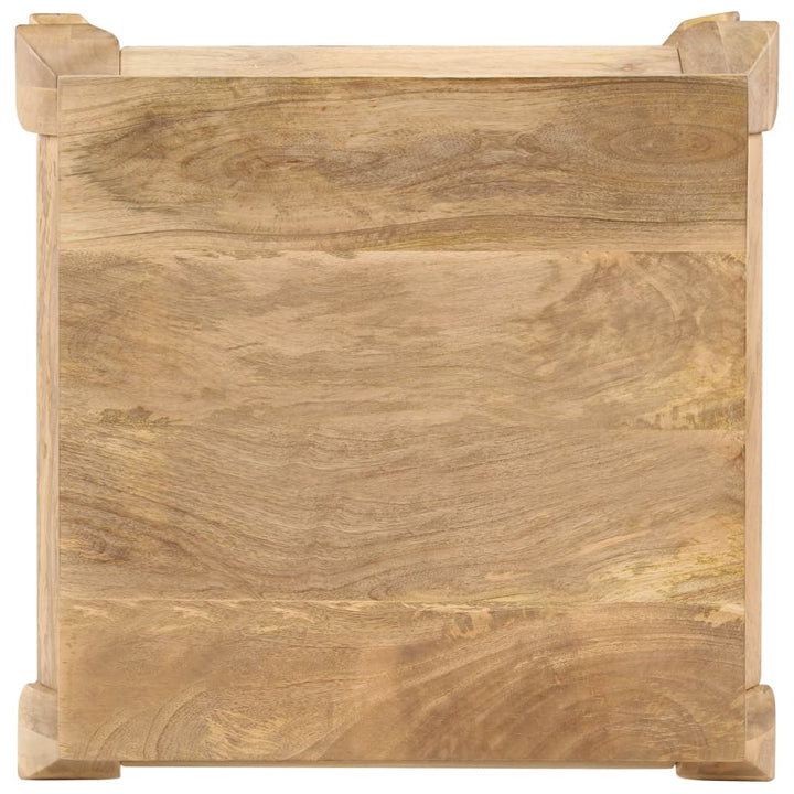 Beistelltisch 45 X 45 X 40 Cm Mangoholz Massiv Blau