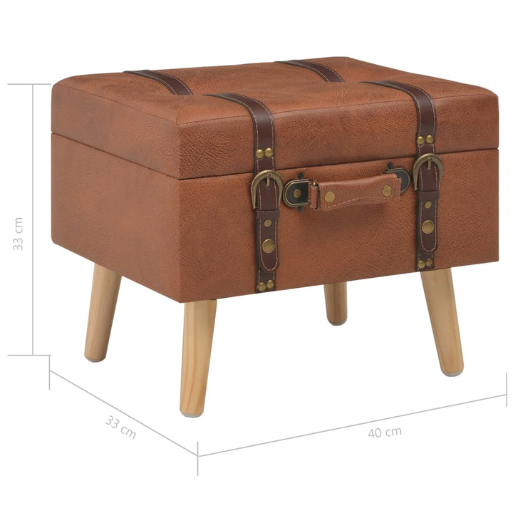 Hocker Mit Stauraum 40 Cm Kunstleder