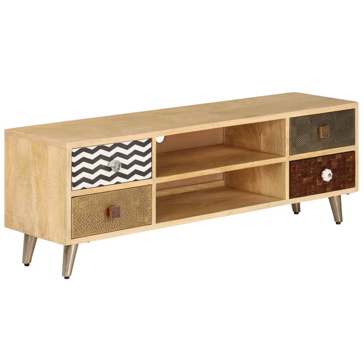 Tv-Schrank 120X30X40 Cm Massivholz Mango