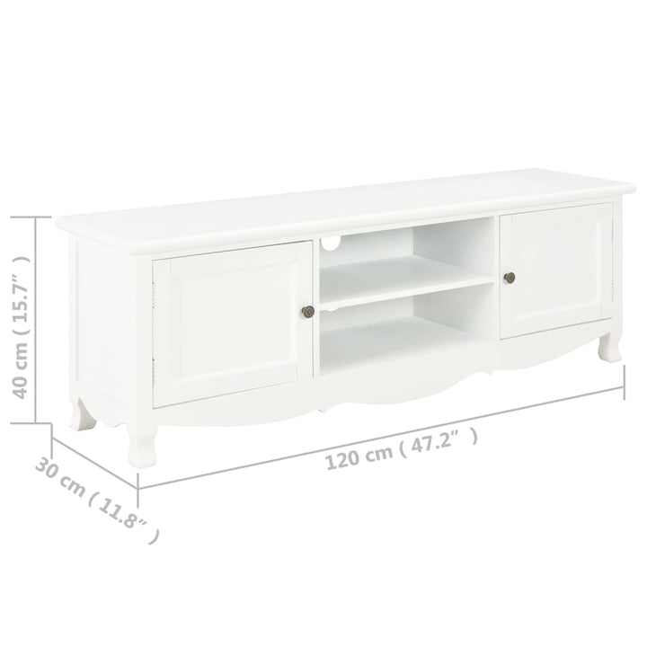 Tv-Schrank 120X30X40 Cm Holz