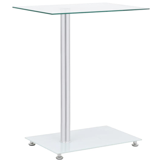 Beistelltisch U-Form Transparent 45X30X58 Cm Hartglas