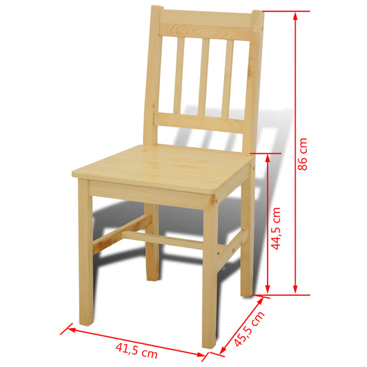 Esstisch Holztisch Mit 4 Holzstühlen Esszimmerset Essgruppe