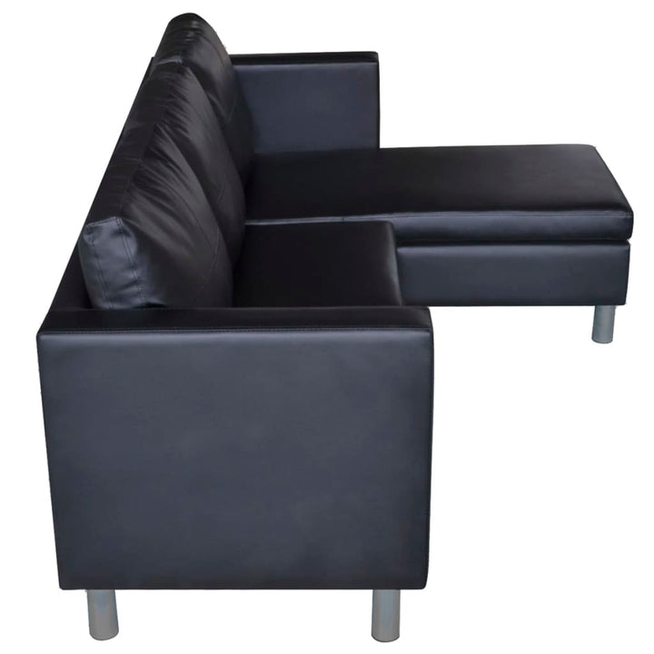 L-Förmiges Sofa 3-Sitzer Kunstleder