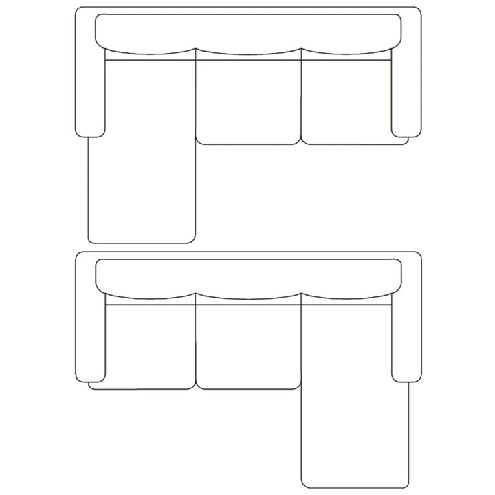 L-Förmiges Sofa 3-Sitzer Kunstleder