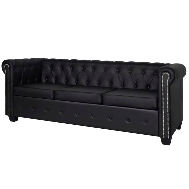 Chesterfield-Sofa Kunstleder