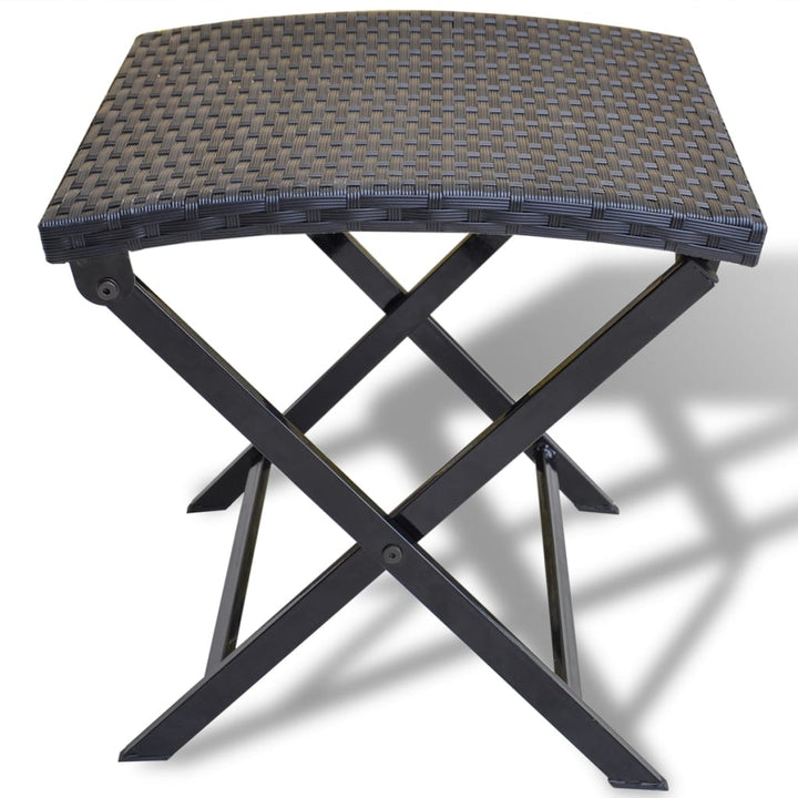 Klapphocker Poly Rattan