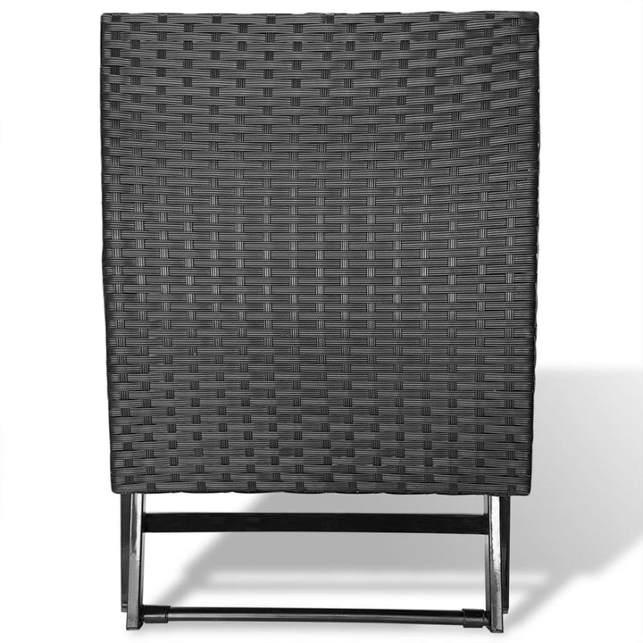 Klapphocker Poly Rattan