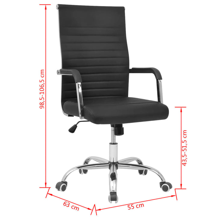 Bürostuhl Kunstleder 55X63 Cm