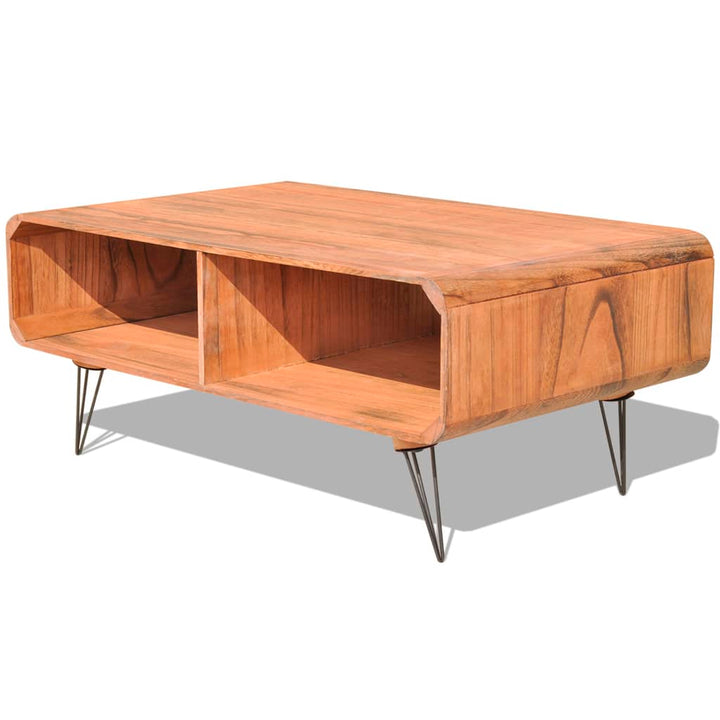 Couchtisch 90×55,5×38,5 Cm Massivholz Paulownia