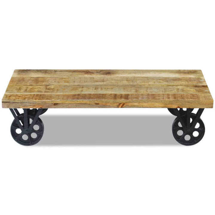 Couchtisch Mangoholz 120X60X30 Cm