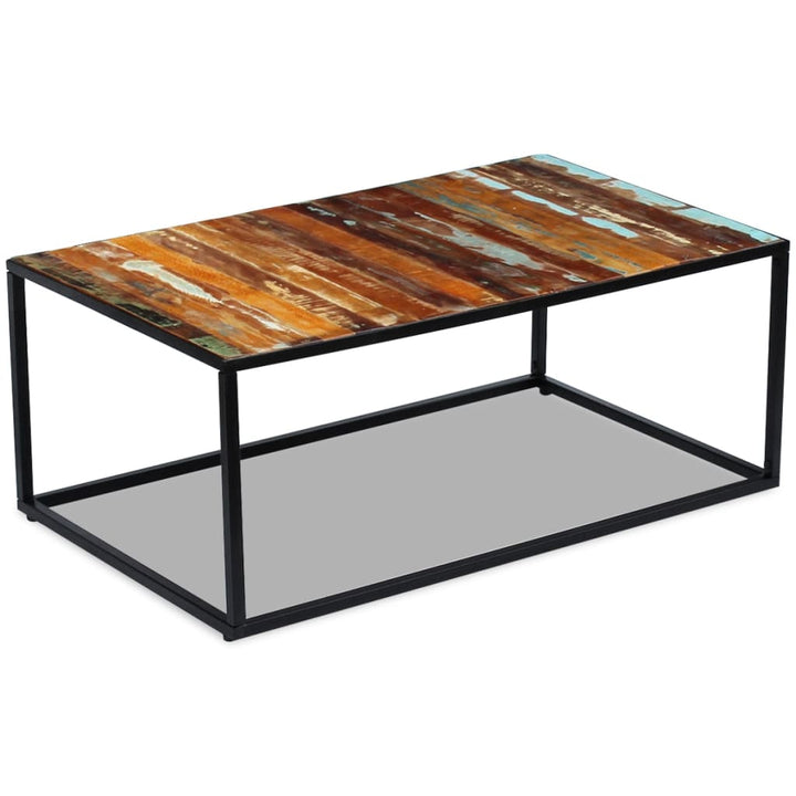 Couchtisch Altholz Massiv 100X60X40 Cm