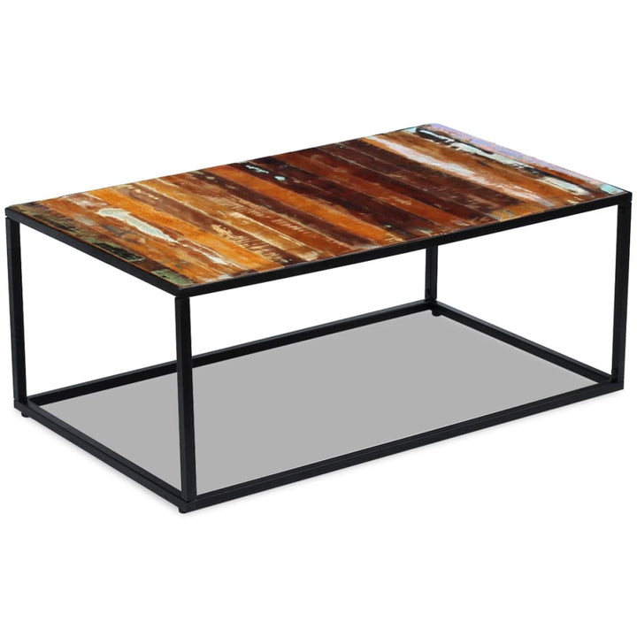 Couchtisch Altholz Massiv 100X60X40 Cm