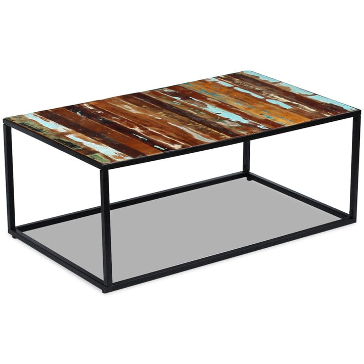 Couchtisch Altholz Massiv 100X60X40 Cm