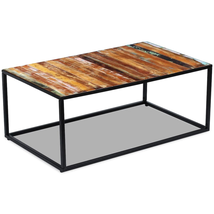 Couchtisch Altholz Massiv 100X60X40 Cm