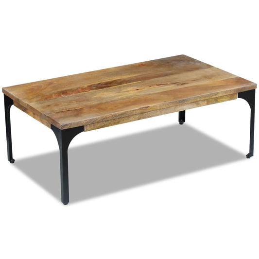 Couchtisch Mangoholz 100X60X35 Cm