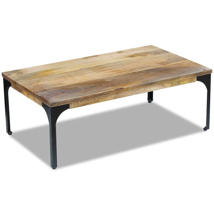 Couchtisch Mangoholz 100X60X35 Cm