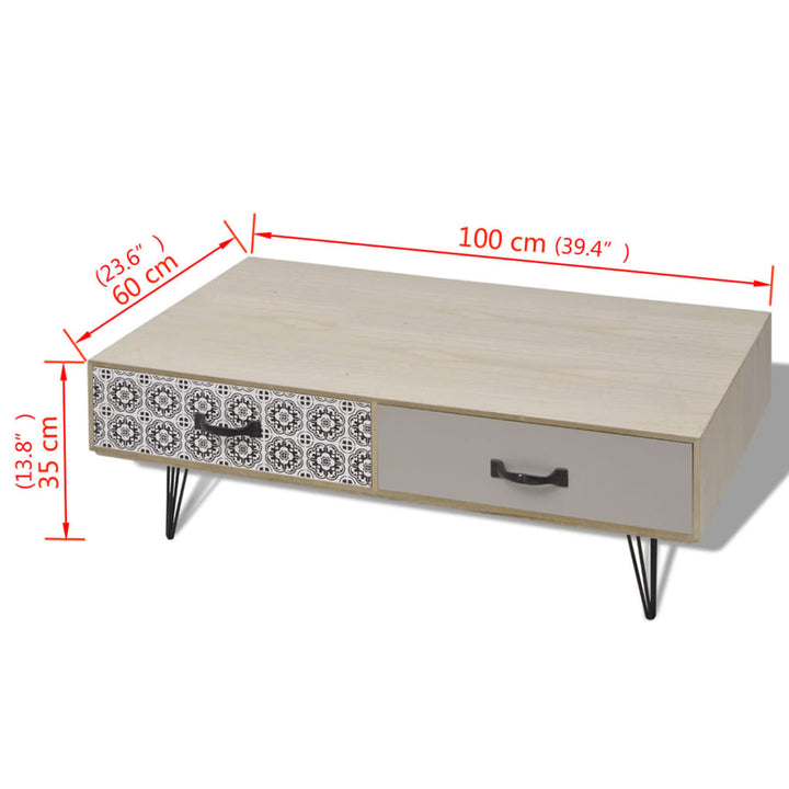 Couchtisch 100X60X35 Cm