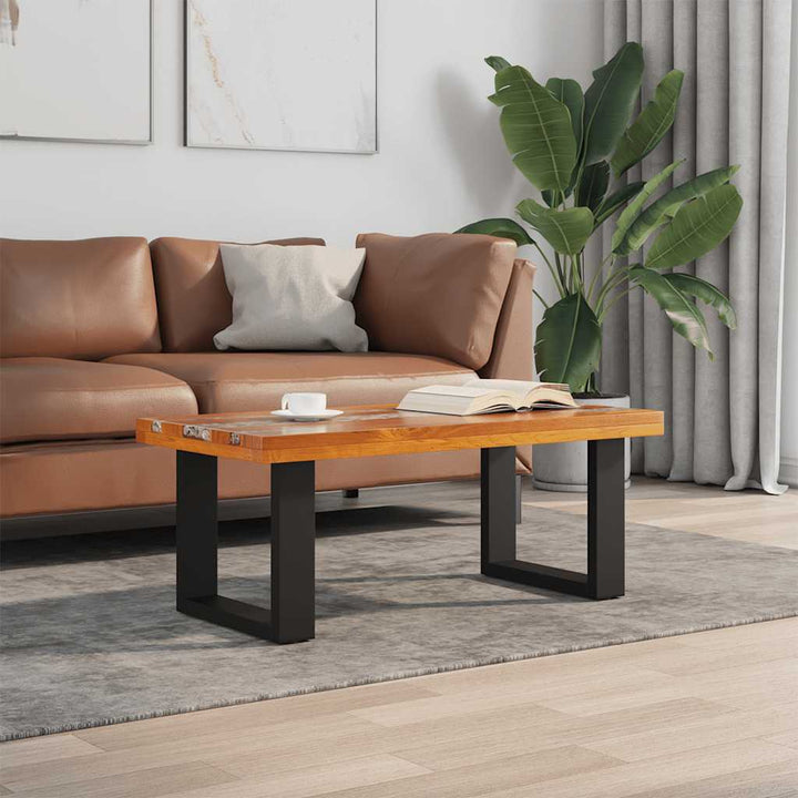 Couchtisch Teak Harz 60 Cm