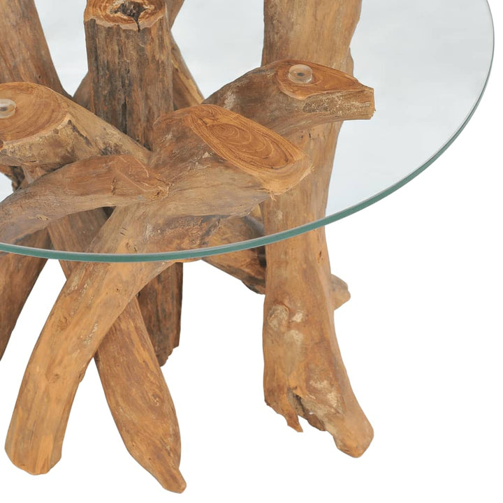 Couchtisch Massivholz Teak Treibholz 60 Cm